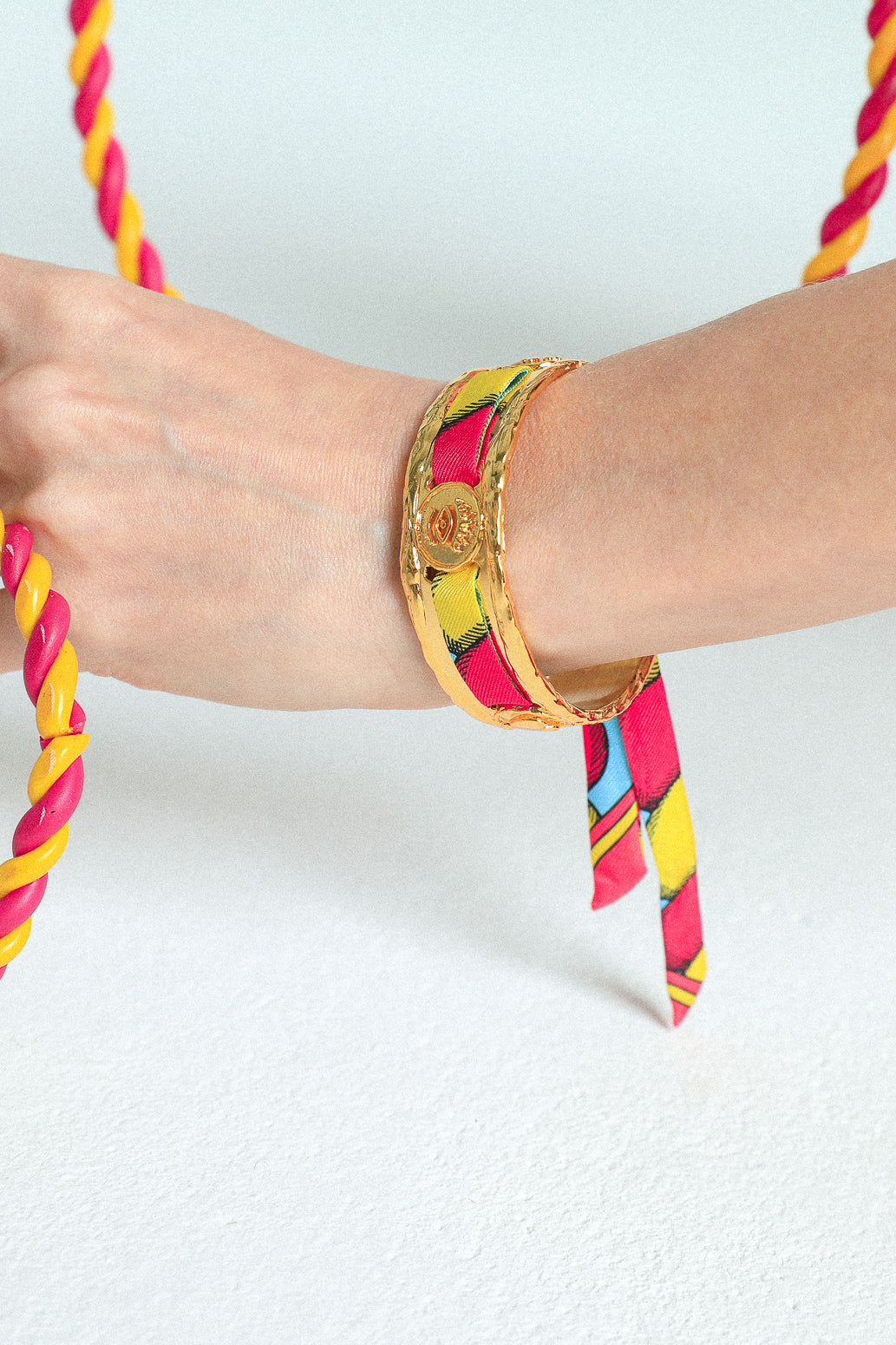 Bracelet en soie 1cm BIM Flashy