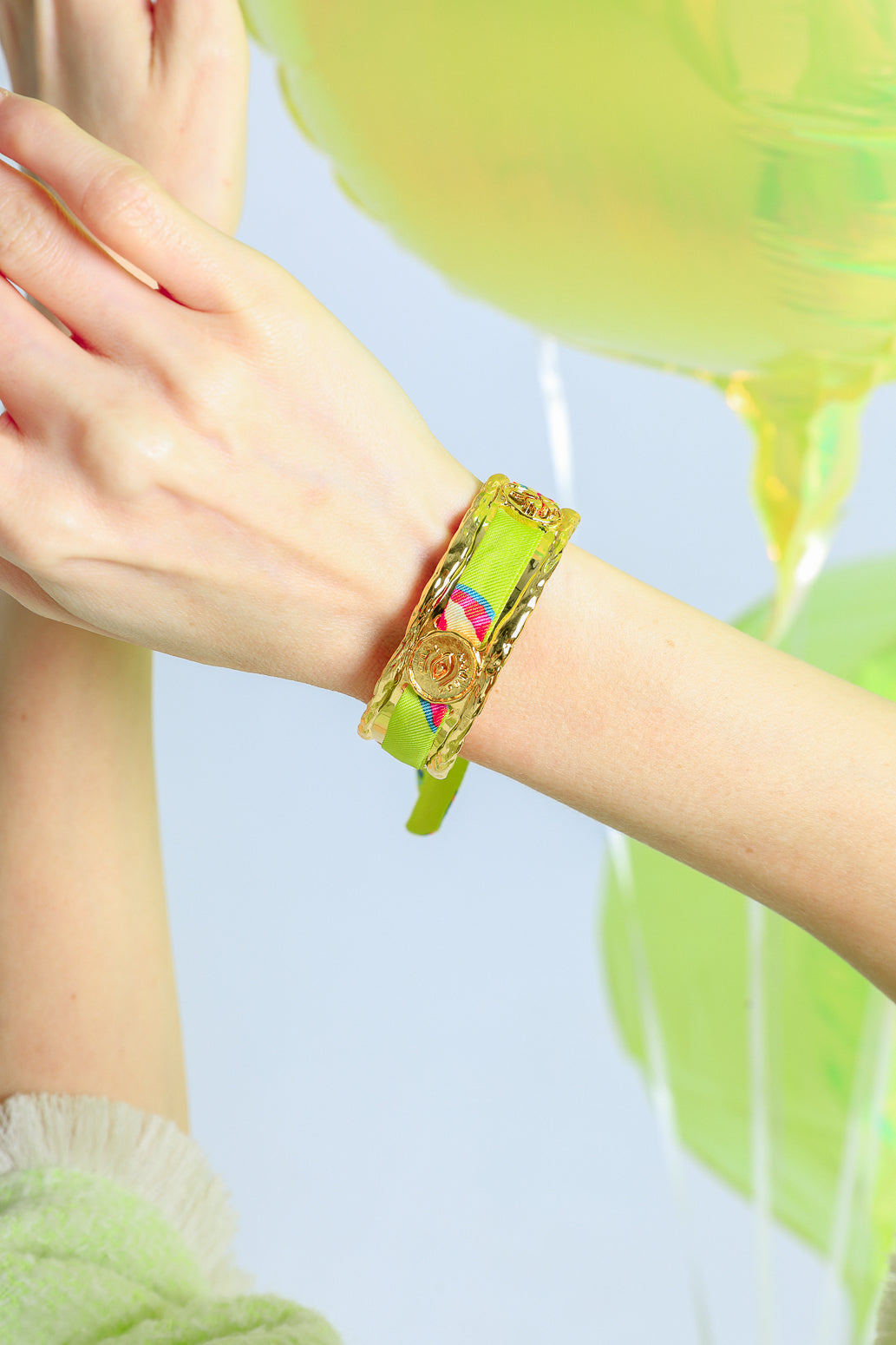 Bracelet en soie 1cm Clairvoyance Flashy