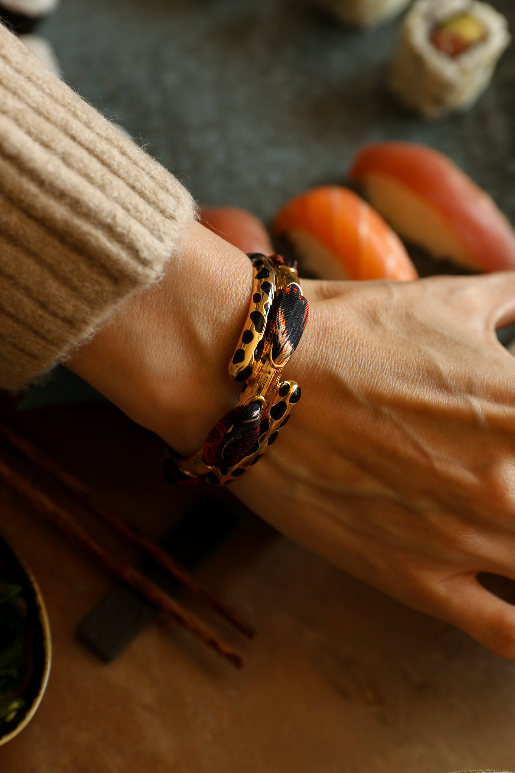 Petite manchette Léopard, Automne N°26