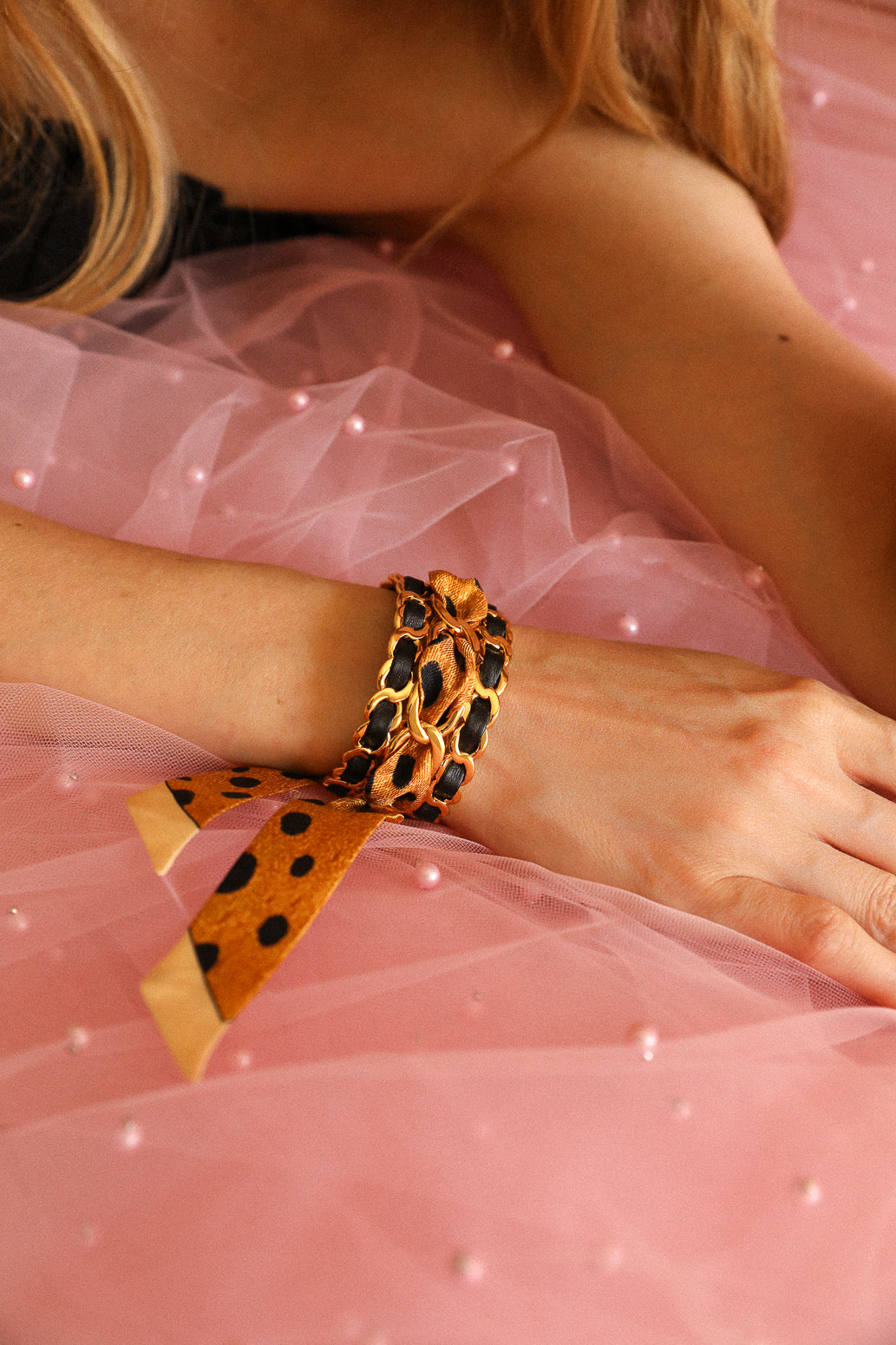 Petite manchette Décembre Noir