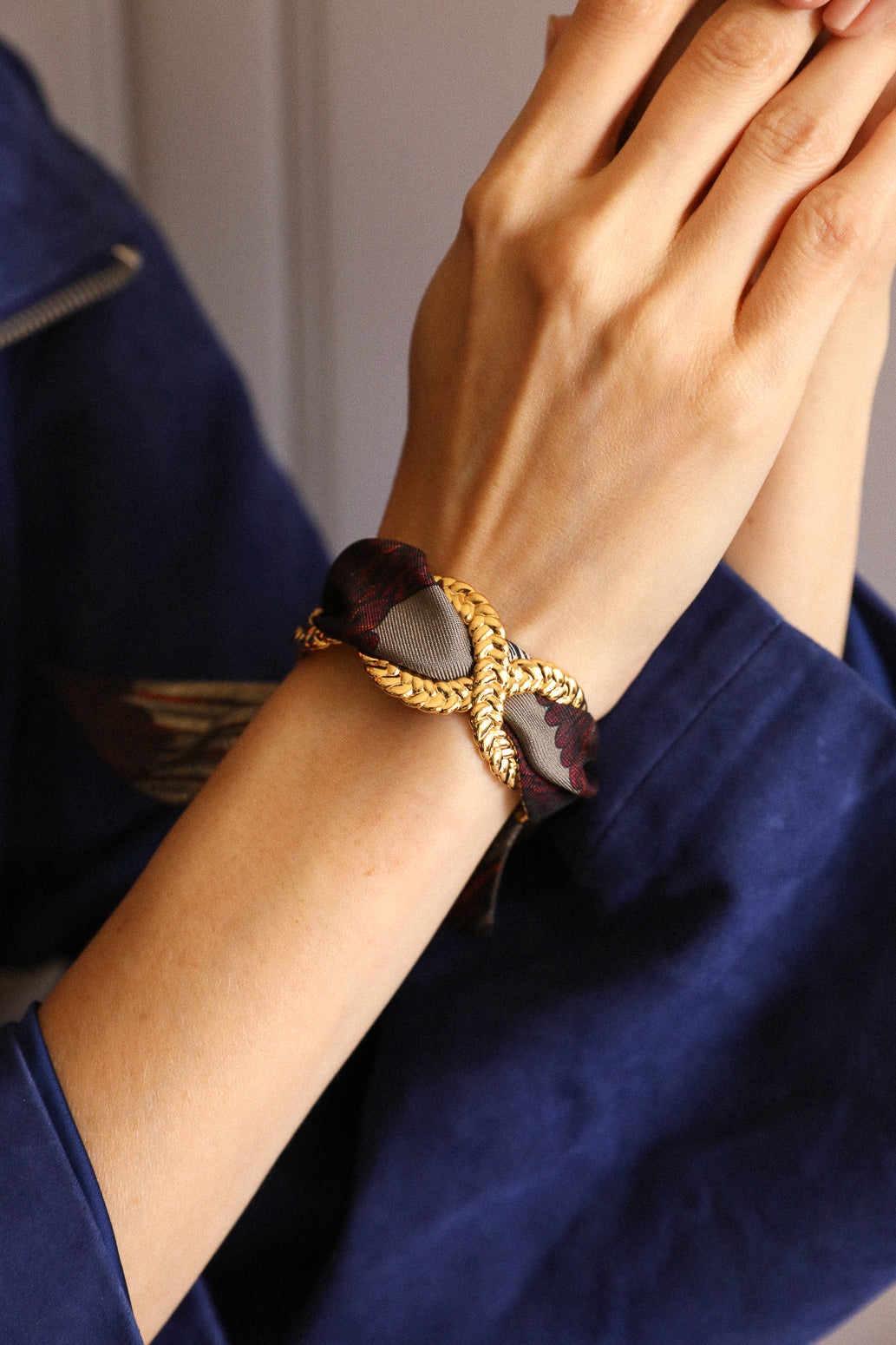 Manchette Tresse Or Brillant, Automne N°26