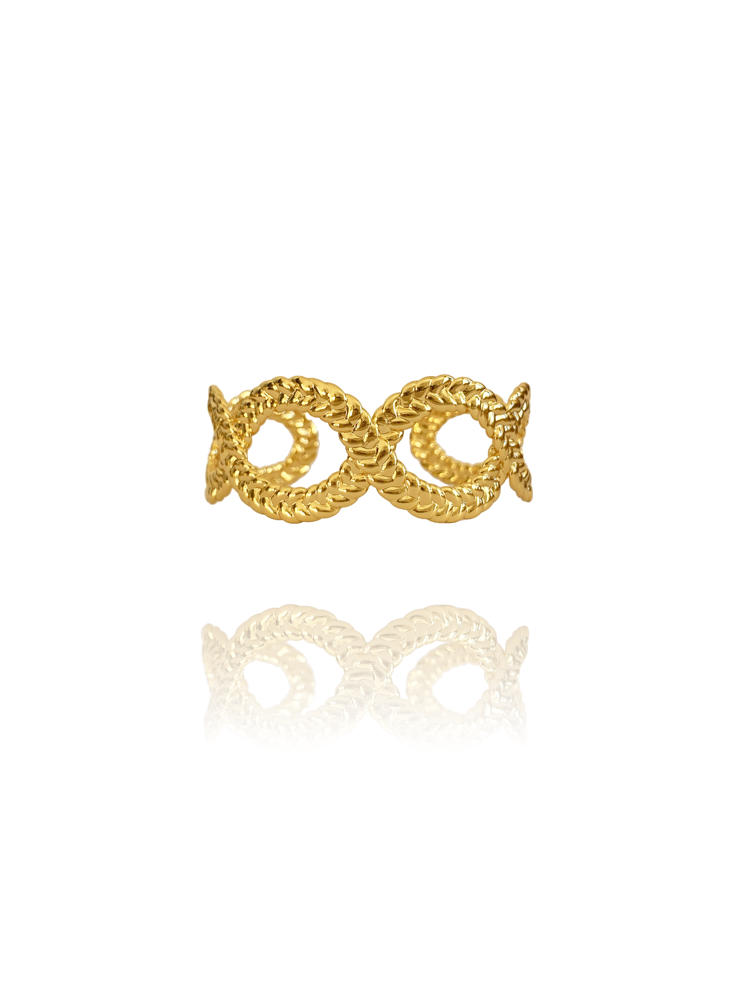Braided cuff, silk-free