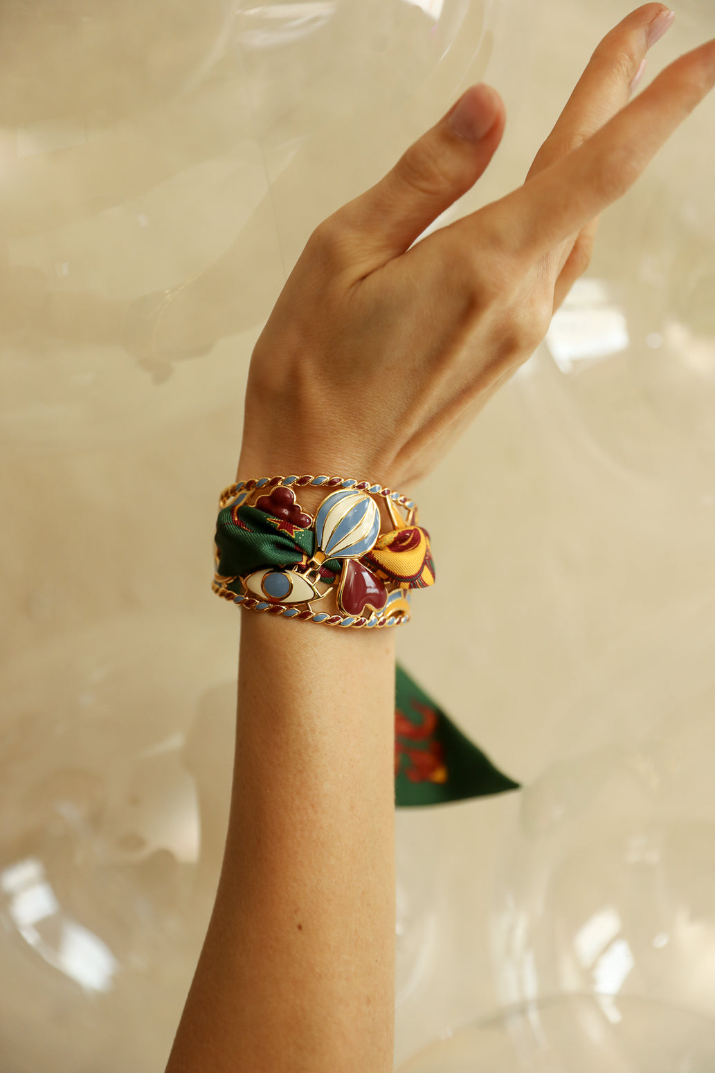 Bracelet en soie 4cm Astrologie Neutre
