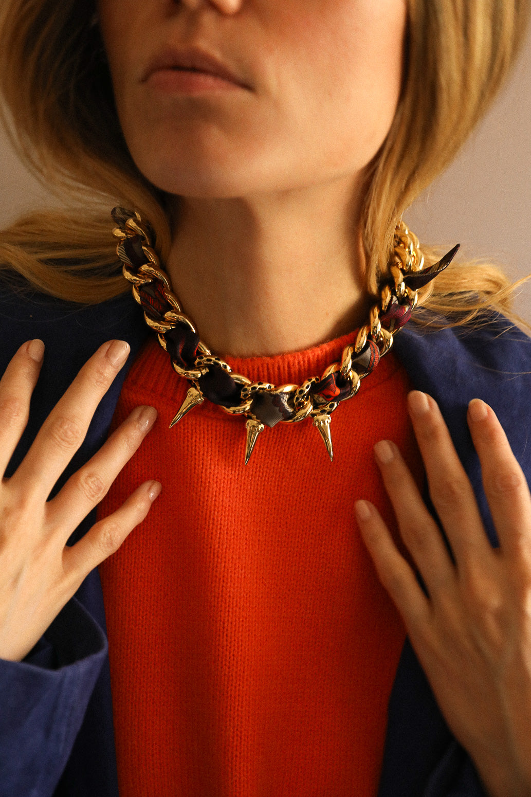Collier Léopard or, Automne N°26