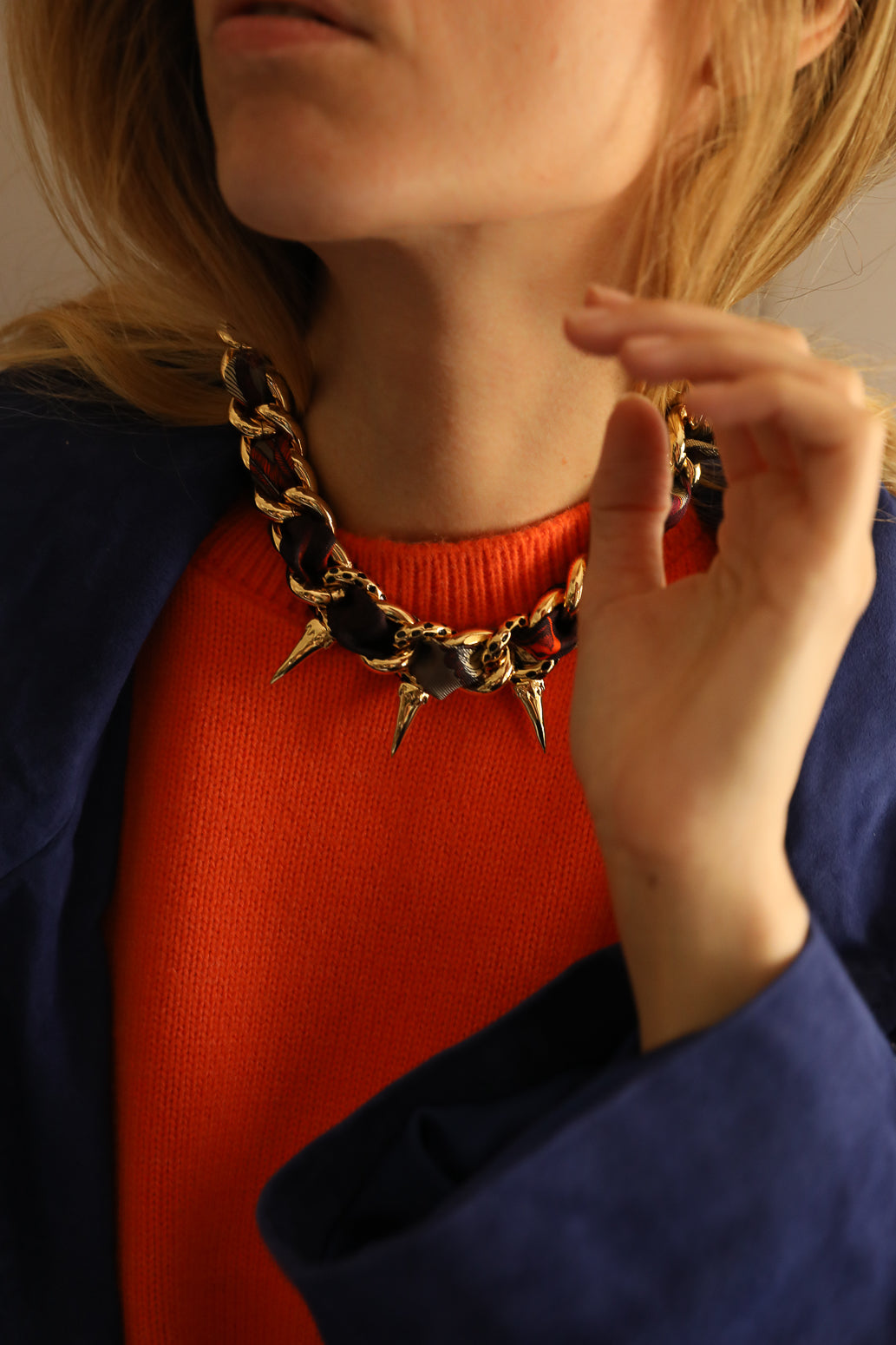 Collier Léopard or, Automne N°26