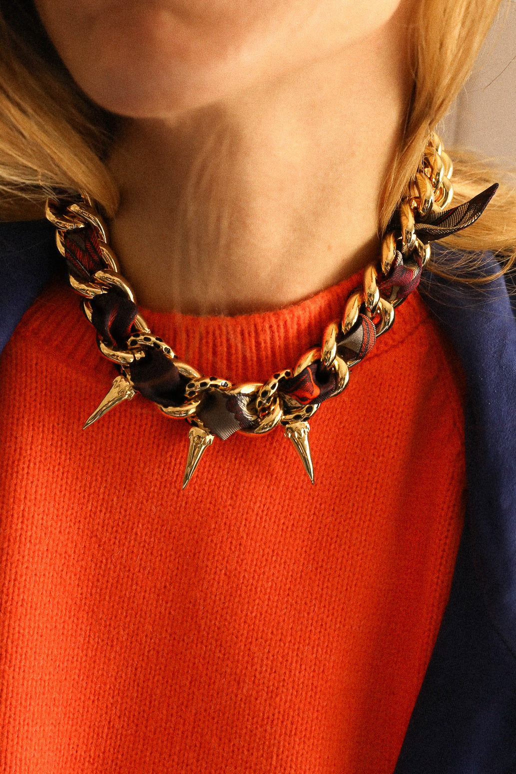 Collier Léopard or, Automne N°26