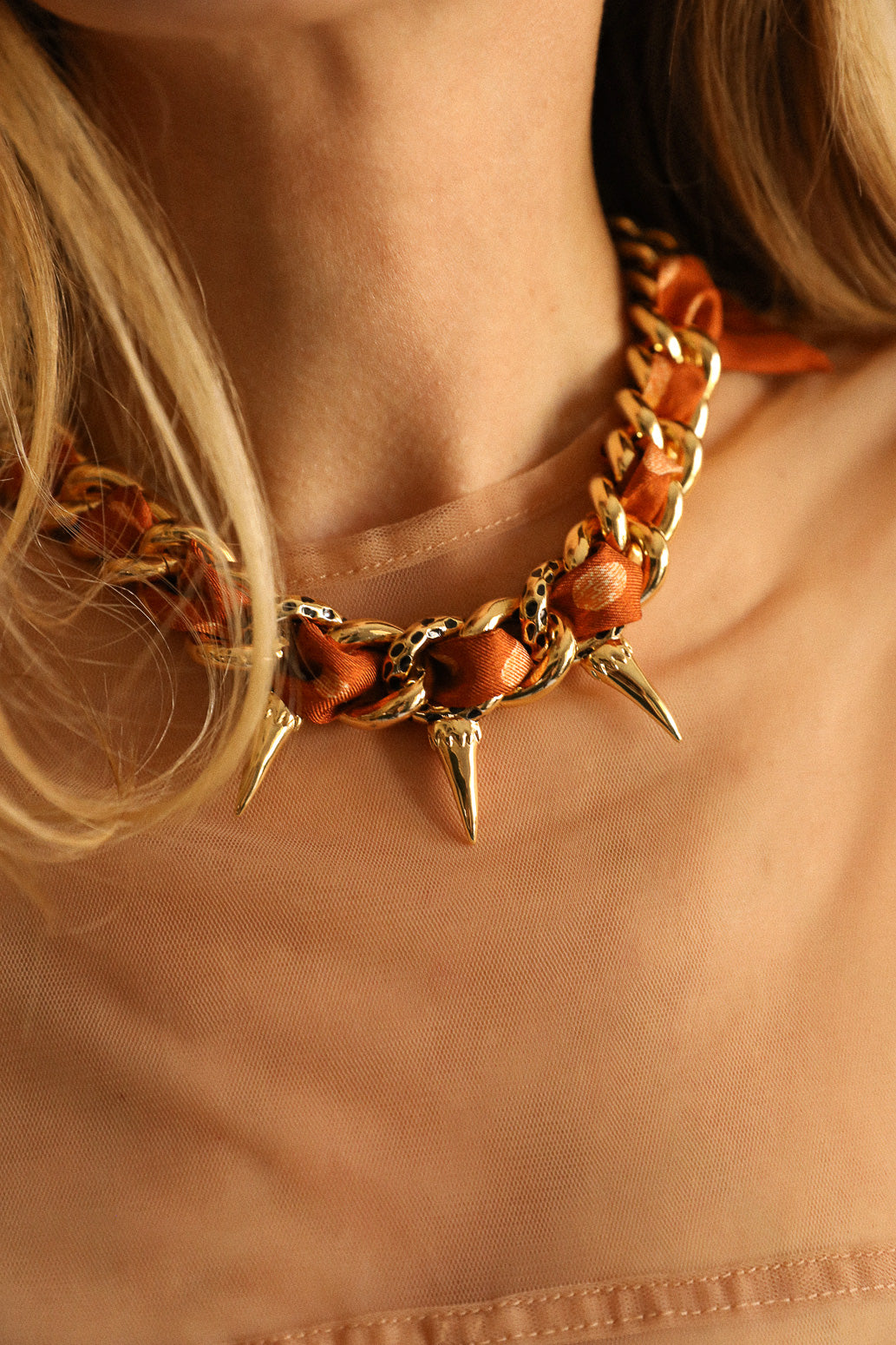 Collier Léopard Or