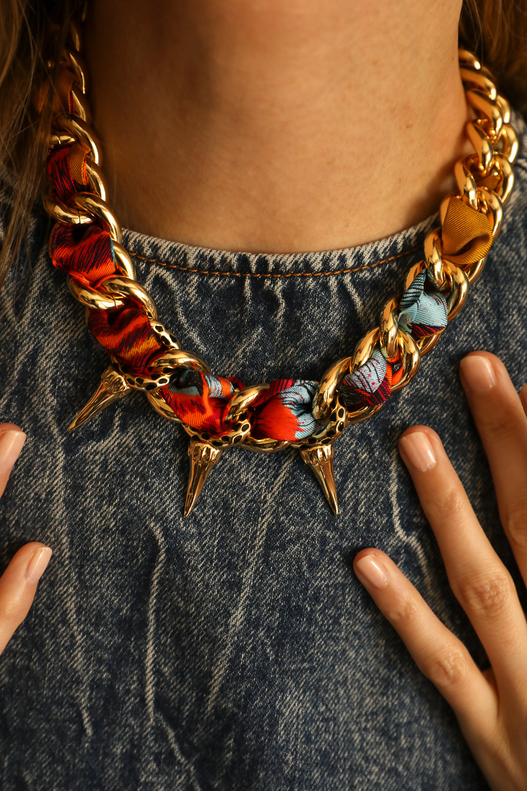 Collier Léopard Or