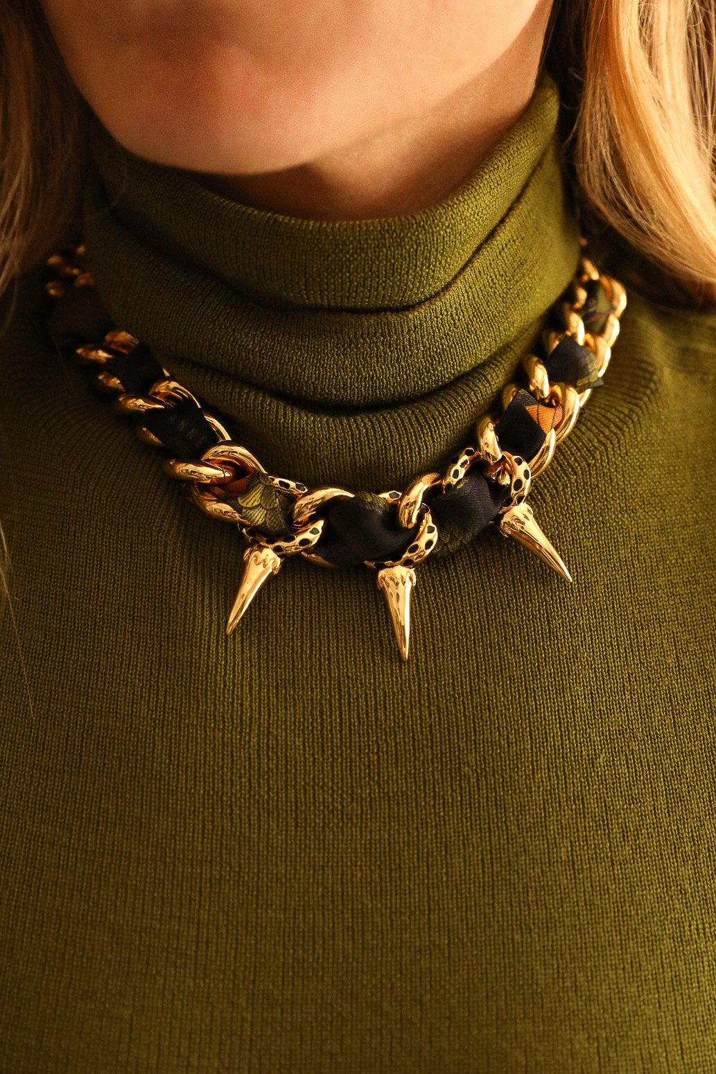Collier Léopard Or