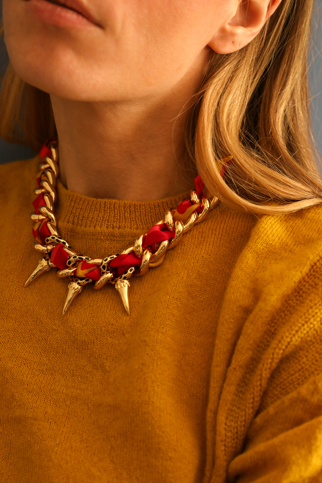 Collier Léopard Or