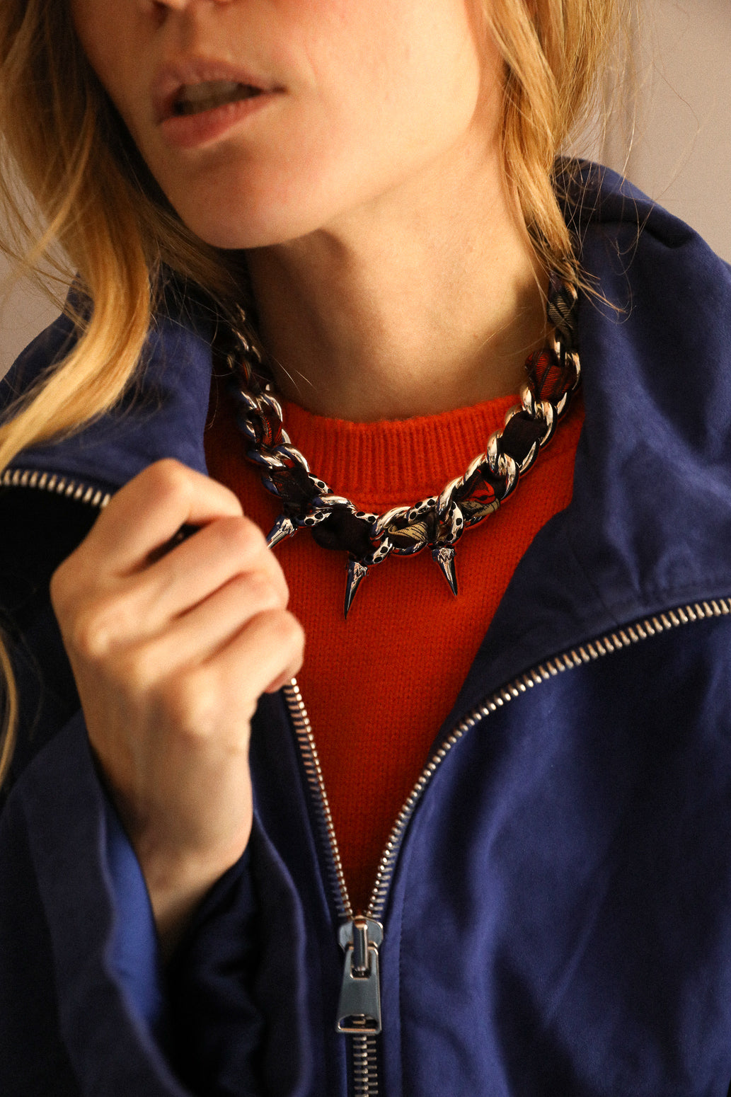 Collier Léopard argent, Automne N°26