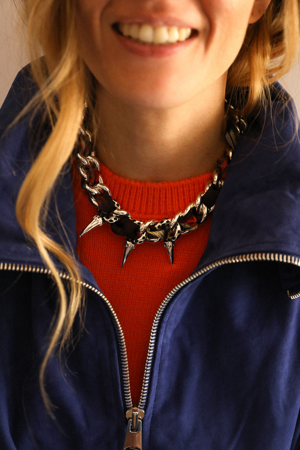 Collier Léopard argent, Automne N°26