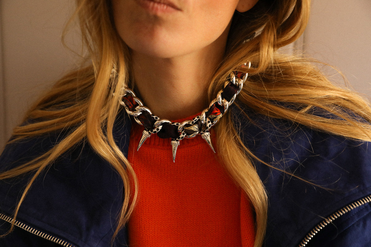 Collier Léopard Argent – ANNÉE, vue 23