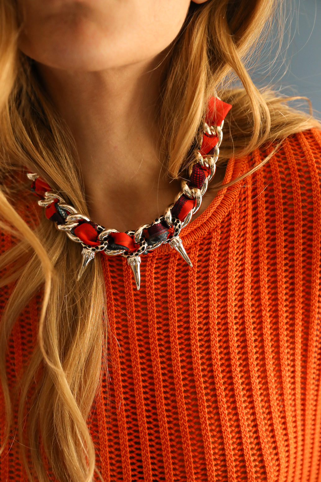 Collier Léopard argent, Automne N°26