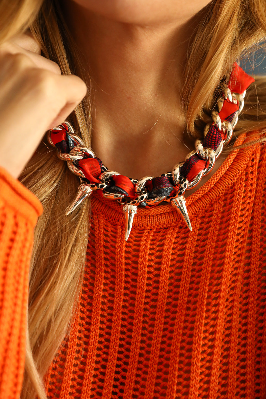 Collier Léopard argent, Automne N°26