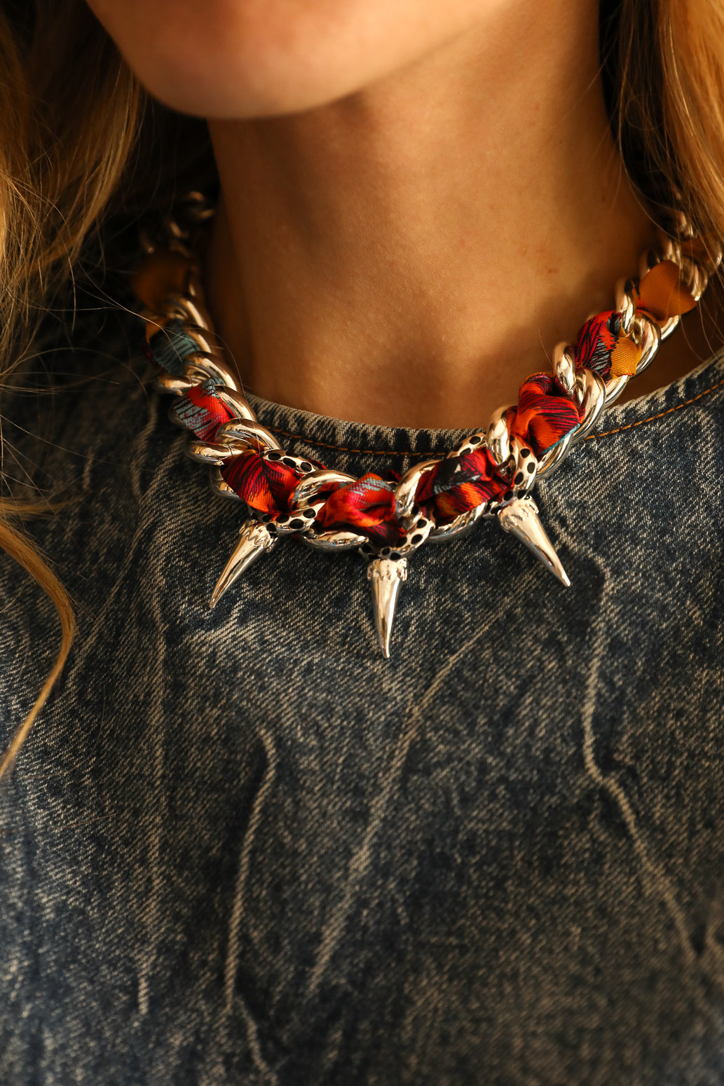 Collier Léopard argent, Automne N°26