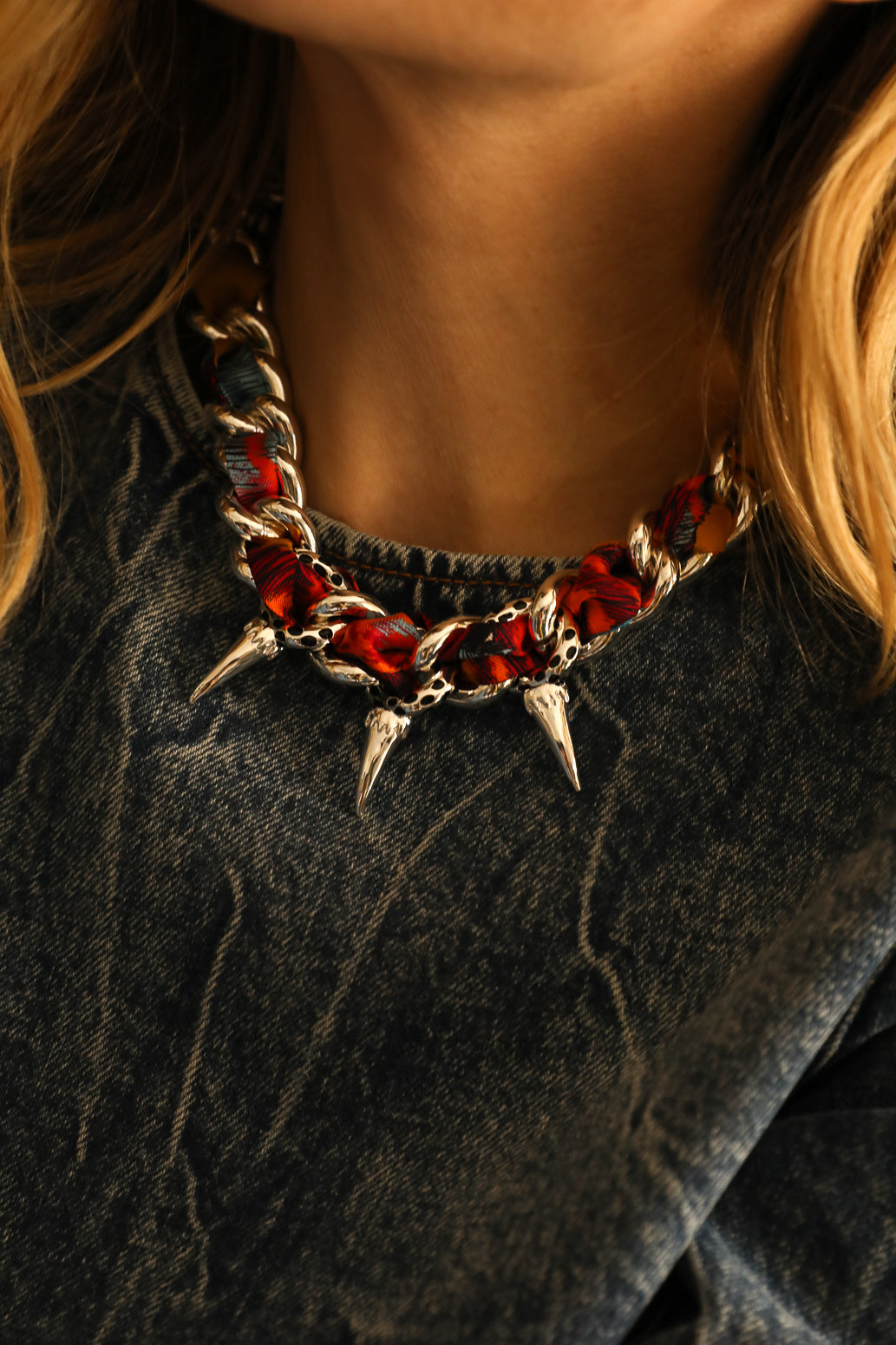 Collier Léopard argent, Automne N°26