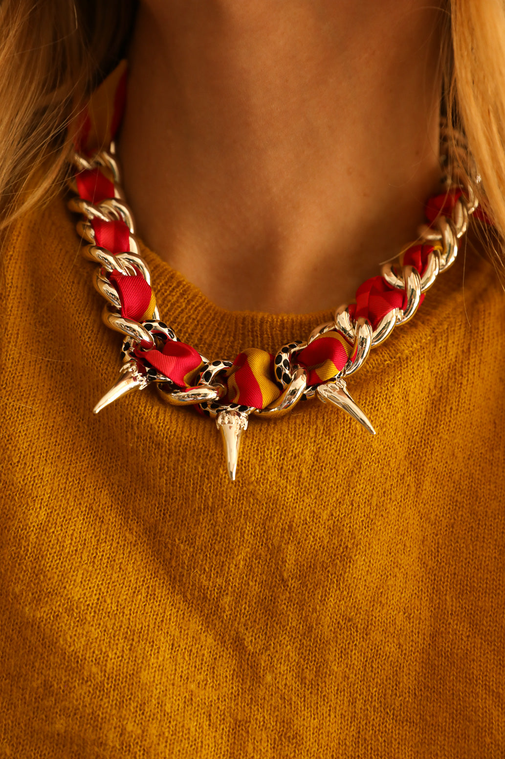 Collier Léopard argent, Automne N°26