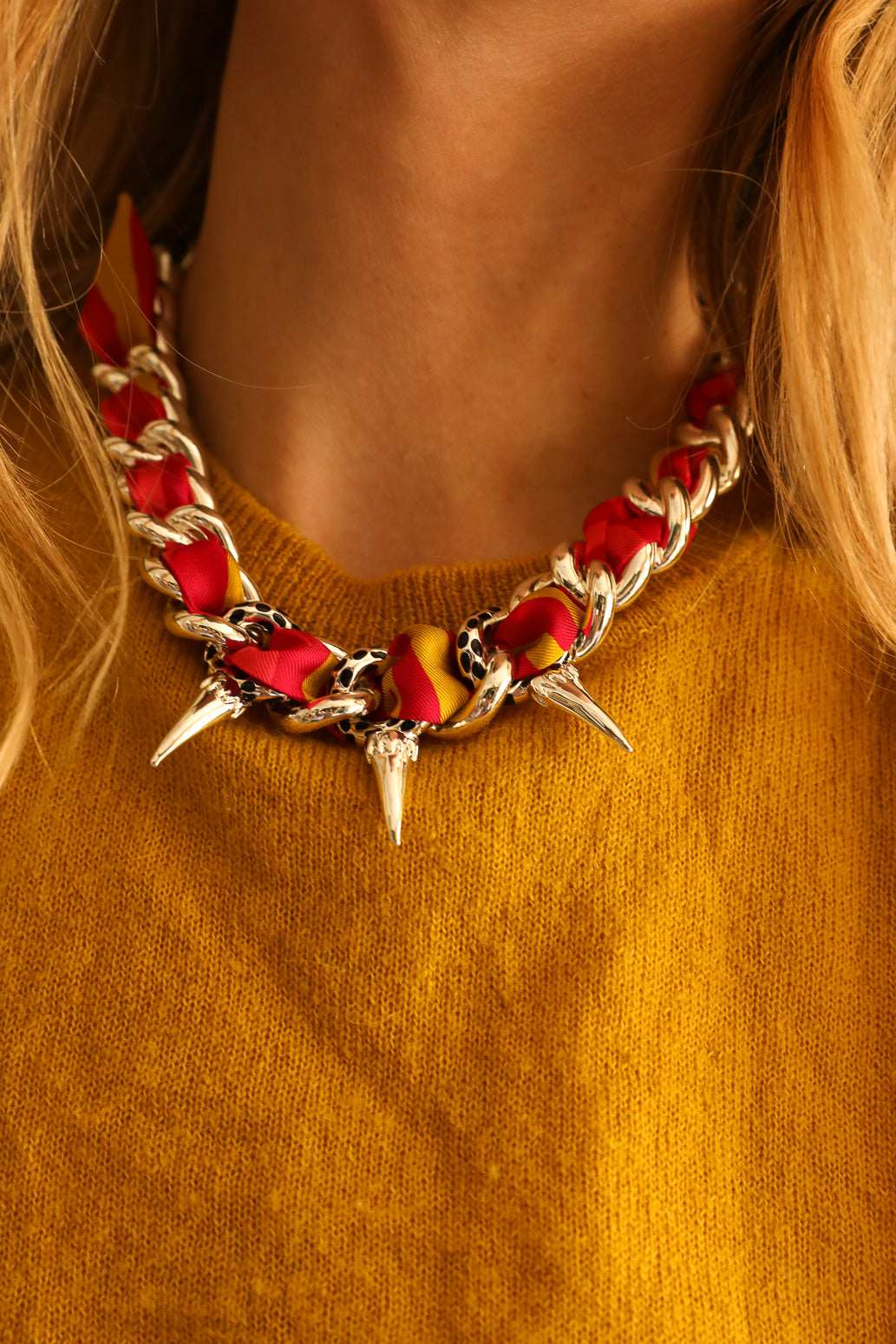 Collier Léopard argent, Automne N°26