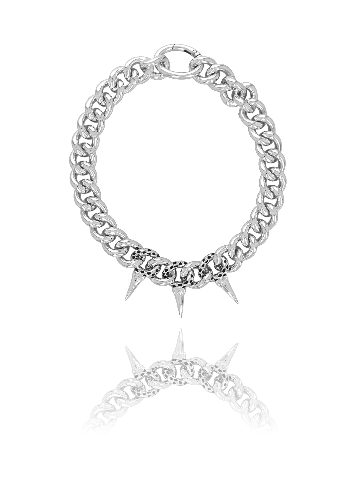 Collier Léopard argent, Automne N°26