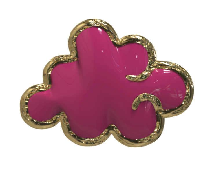 Dessin de chemise Nuage Rose