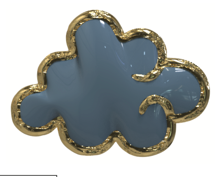 Dessin de chemise Nuage Bleu Jean