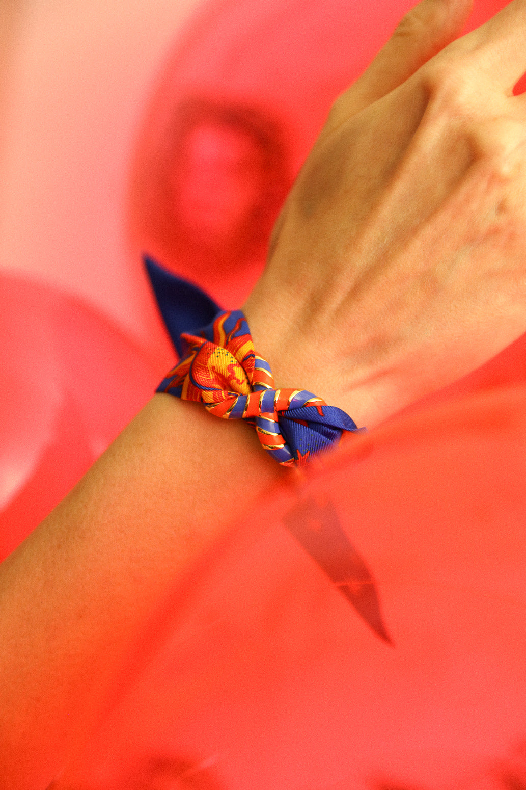 4cm silk bracelet Les Mots Bleus