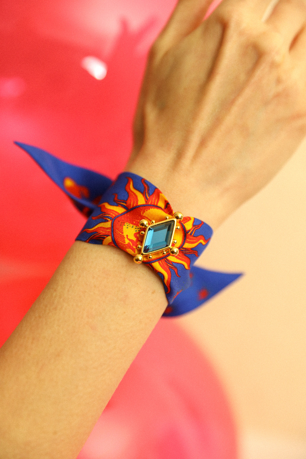 4cm silk bracelet Les Mots Bleus