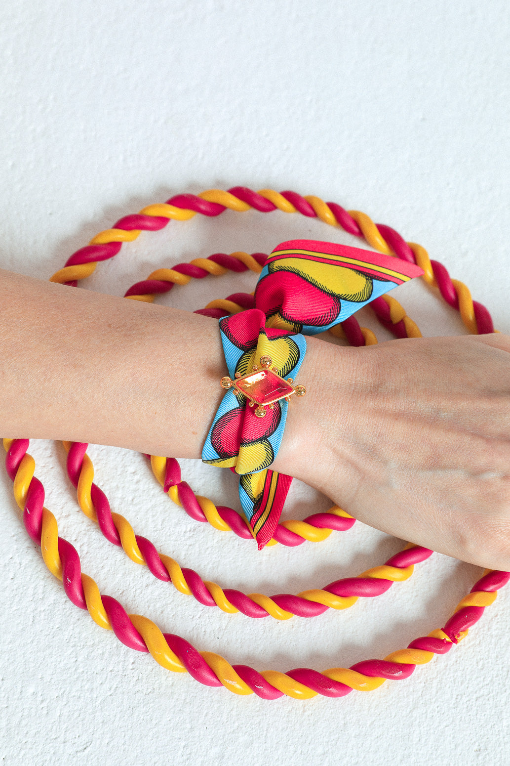Bracelet en soie 4cm Bim, Flashy