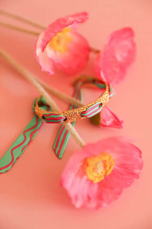 Bracelet Queen et ruban Marinère coloré