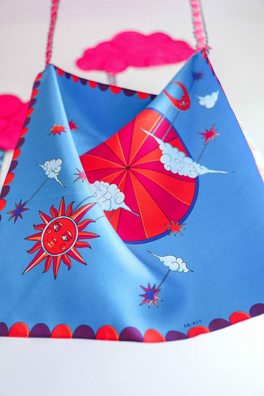 Bandana 55 cm - Le Cirque des Rêves, coloré